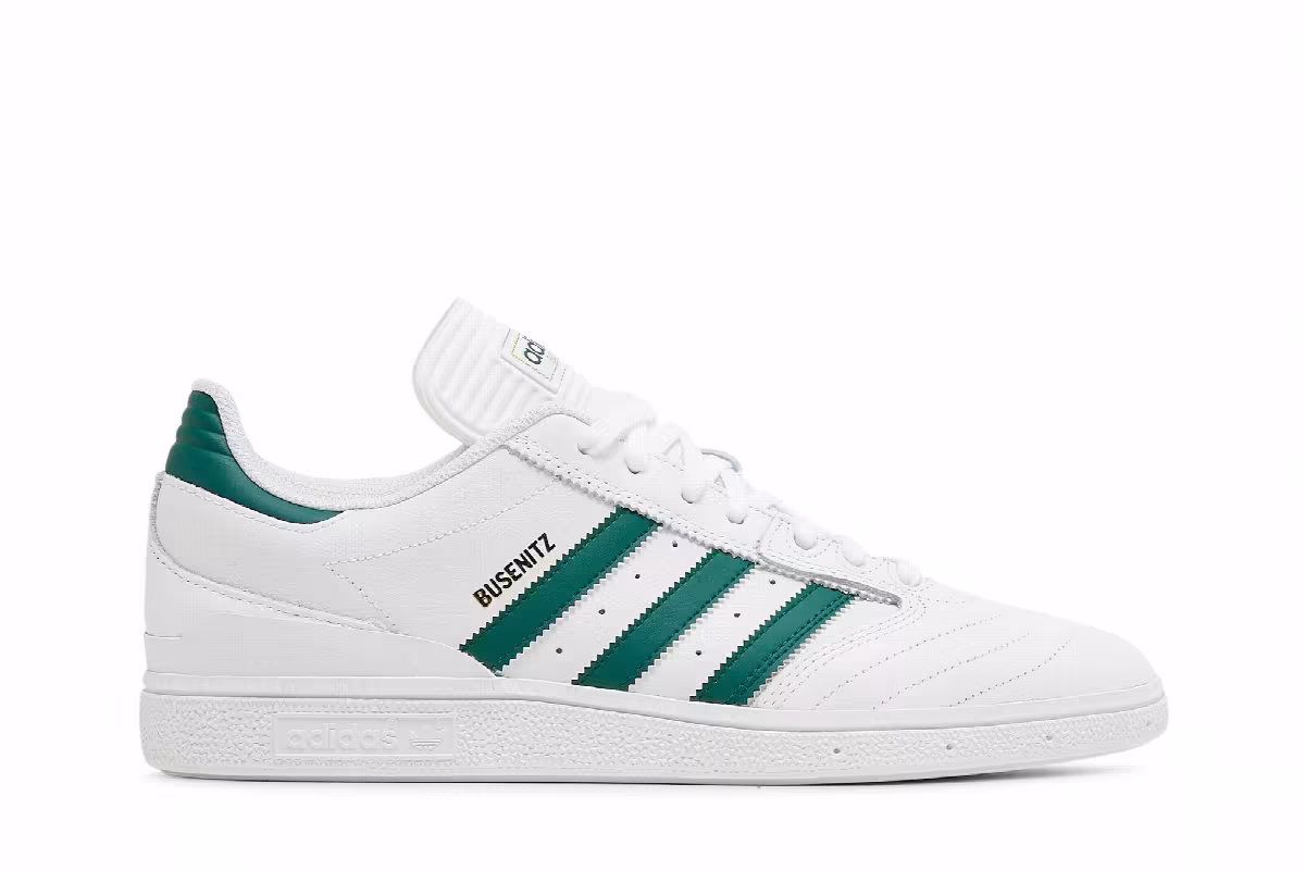 Adidas Busenitz White Collegiate Green, view 2