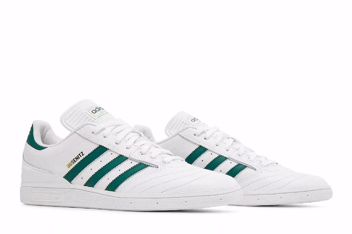 Adidas Busenitz White Collegiate Green, view 9