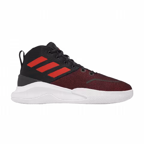 Adidas Own The Game 'Black Vivid Red'