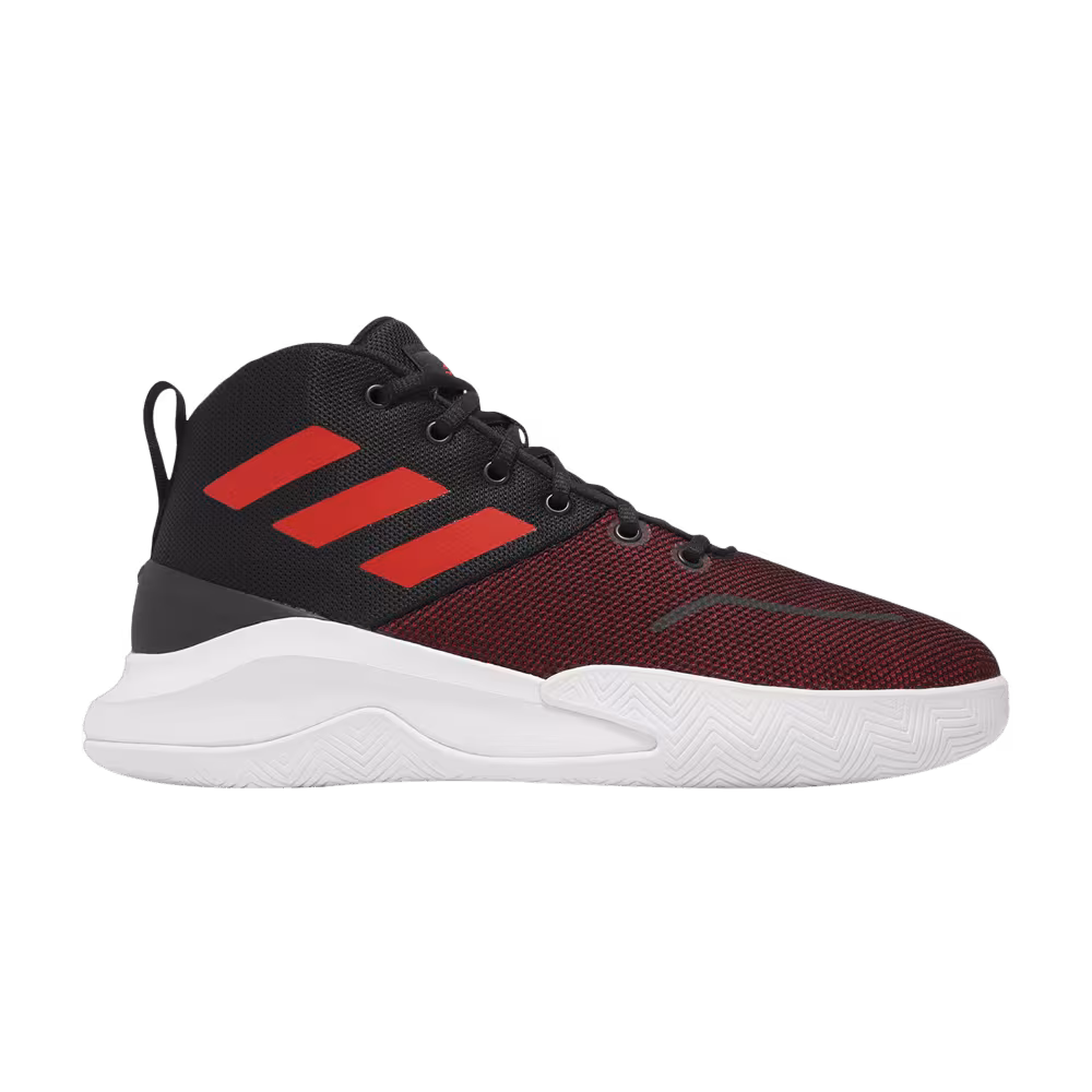 Adidas Own The Game Black Vivid Red
