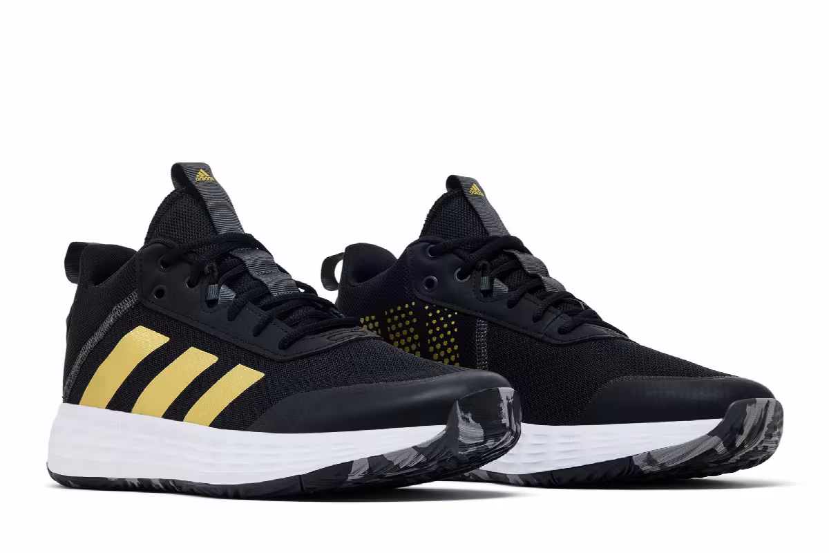 adidas Own The Game Black Gold Metallic, view 9