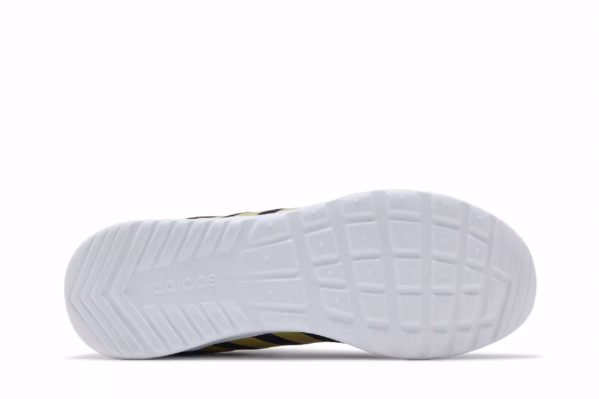 adidas Women's QT Racer 2.0 Black Gold Metallic, view 5