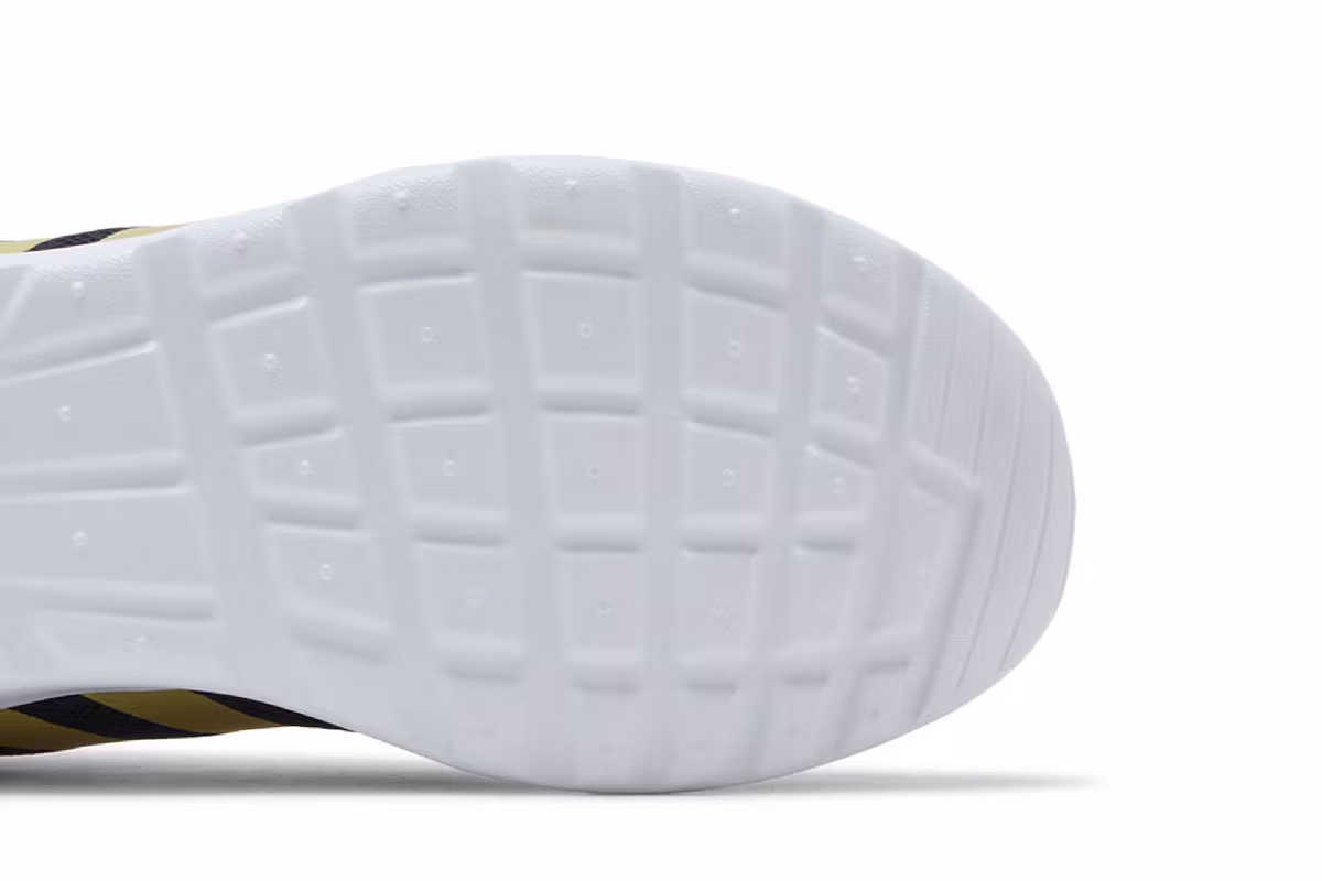 adidas Women's QT Racer 2.0 Black Gold Metallic, view 6
