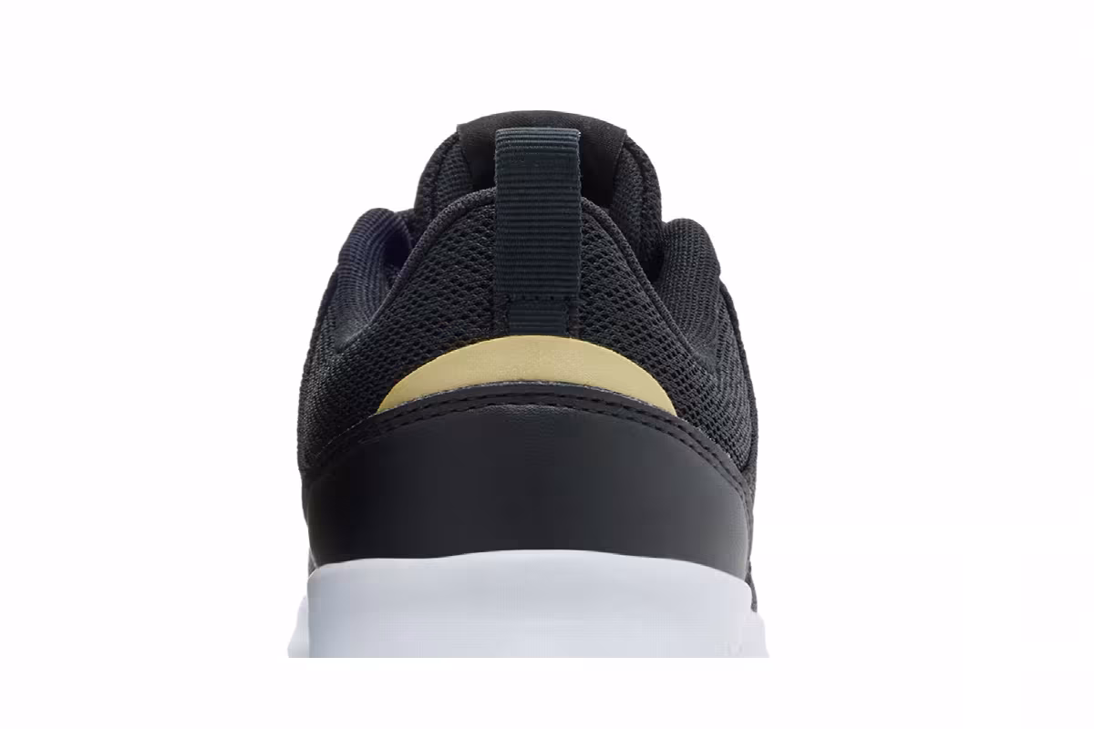 adidas Women's QT Racer 2.0 Black Gold Metallic, view 8