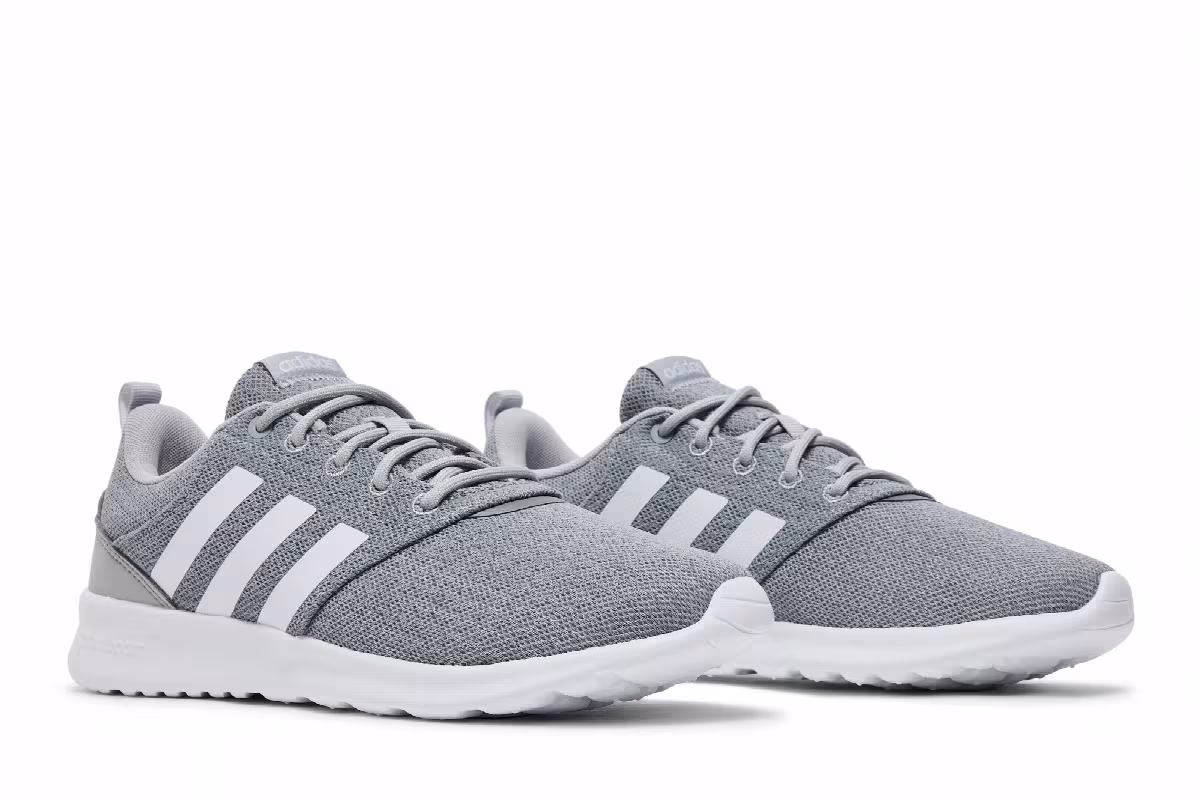 Adidas Women's QT Racer 2.0 Grey White, view 9