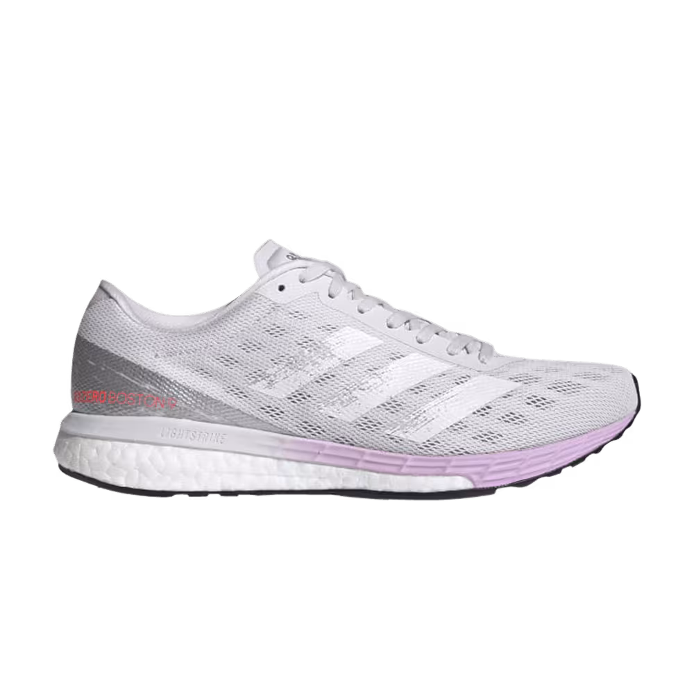 Adidas Women's Adizero Boston 9 Dash Grey Clear Lilac