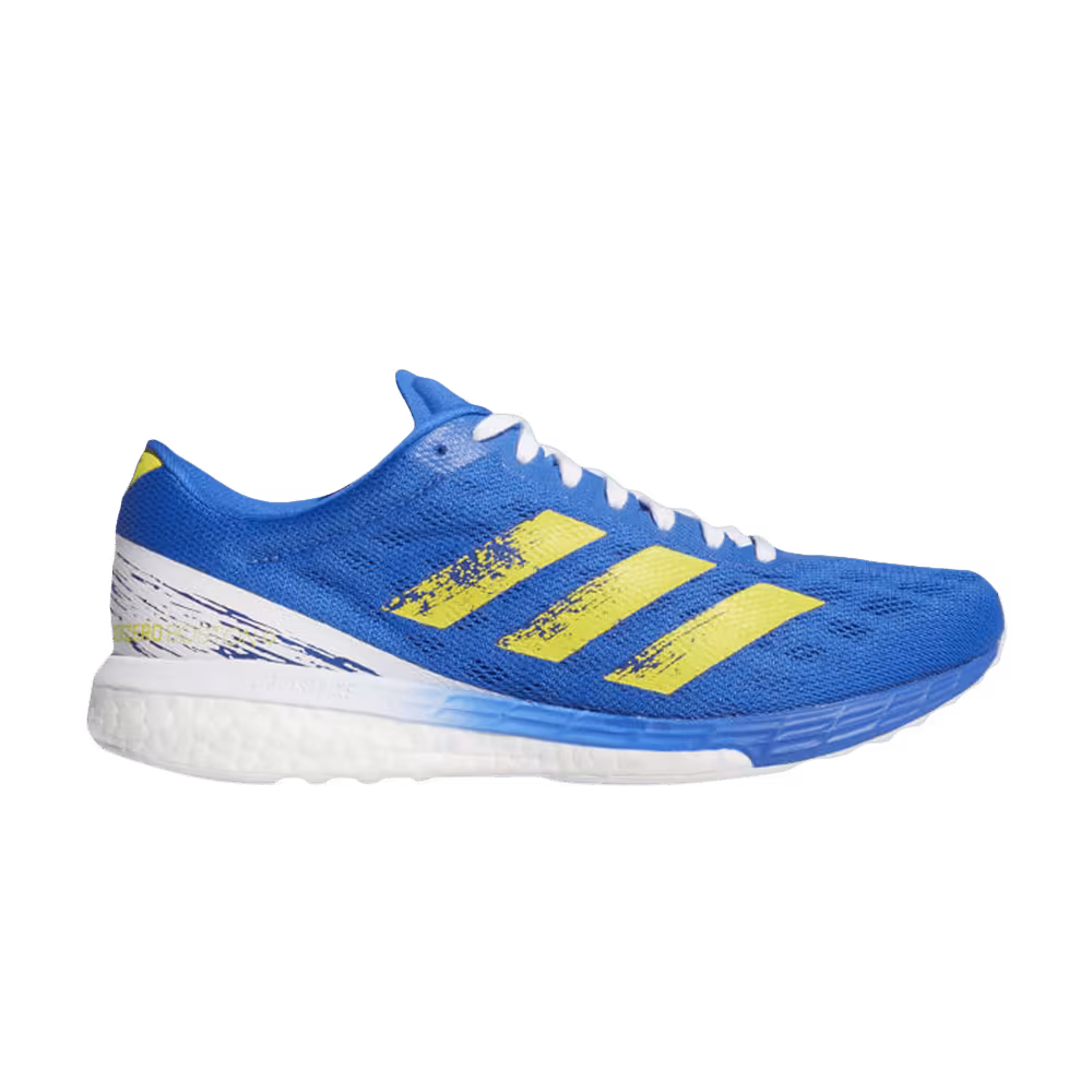 Adidas Women's Adizero Boston 9 Blue Yellow