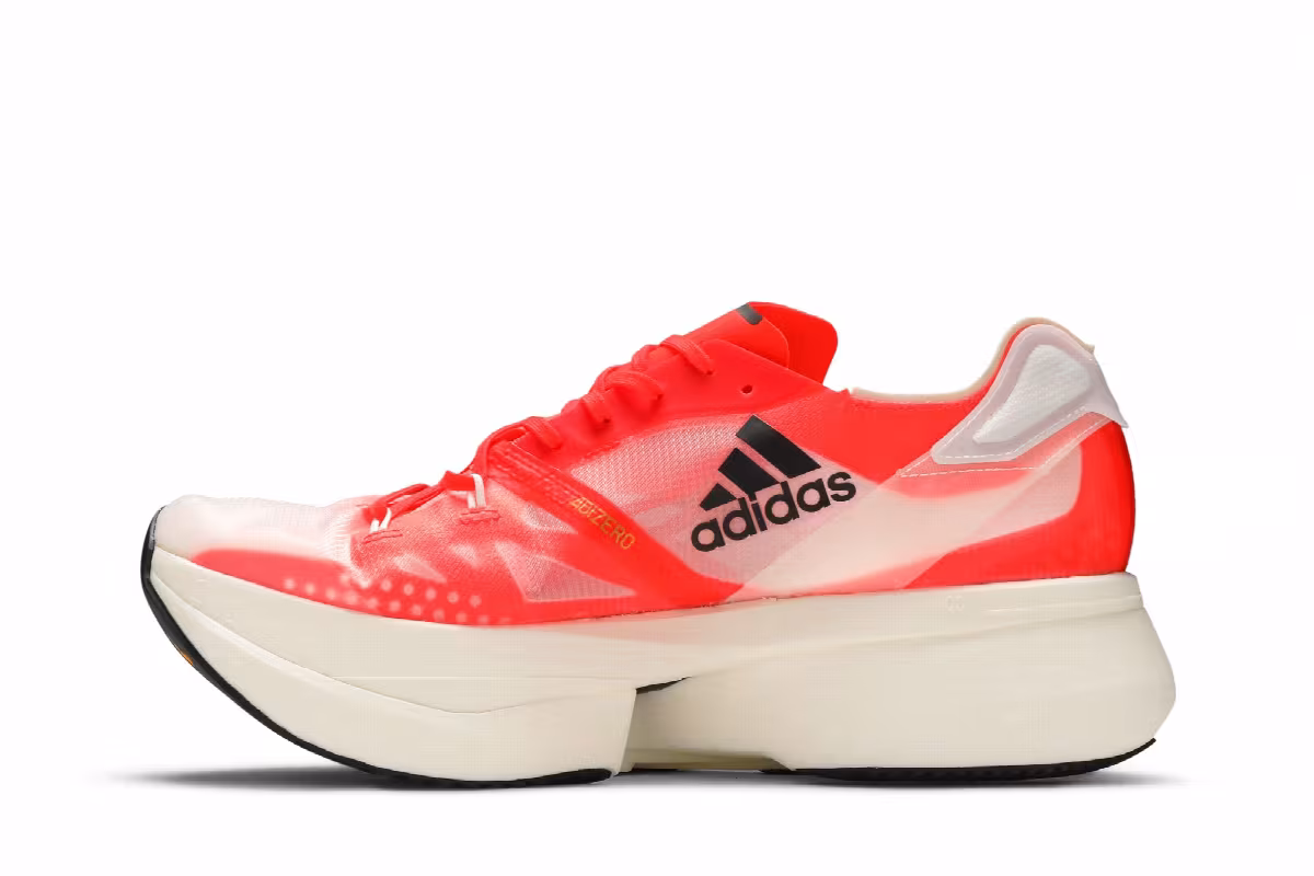 adidas Adizero Prime X White Solar Red, view 4