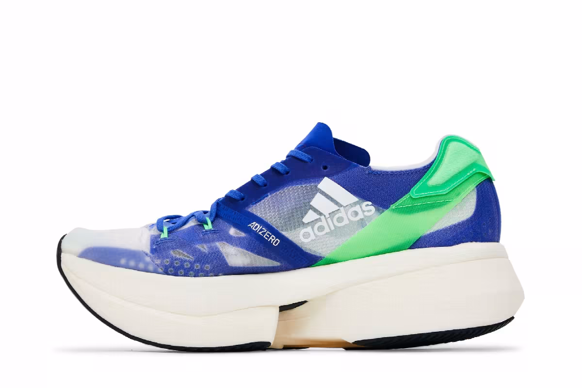 adidas Adizero Prime X Sonic Ink Screaming Green, view 4