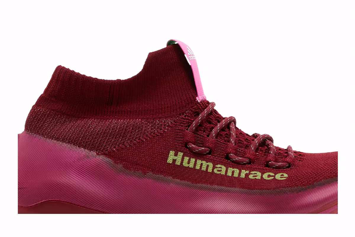 Pharrell x adidas Human Race Sichona Burgundy, view 3