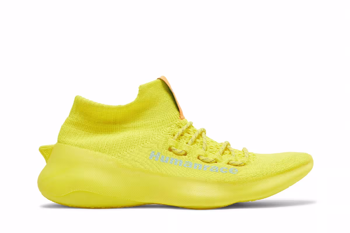 Pharrell x adidas Human Race Sichona Shock Yellow, view 2