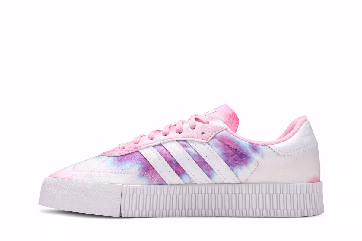 Adidas Women's Sambarose Tie Dye - True Pink, view 4