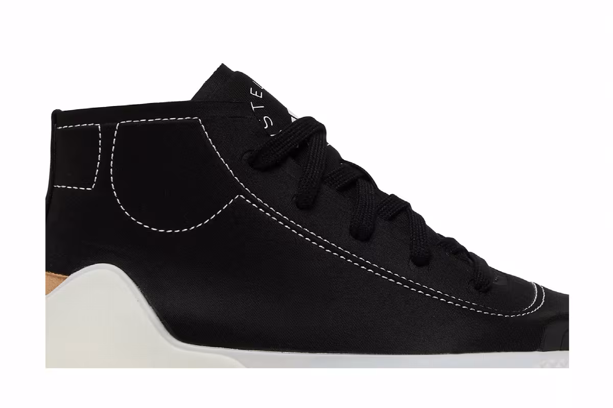 Stella McCartney x adidas Women's Treino Mid Black White, view 3