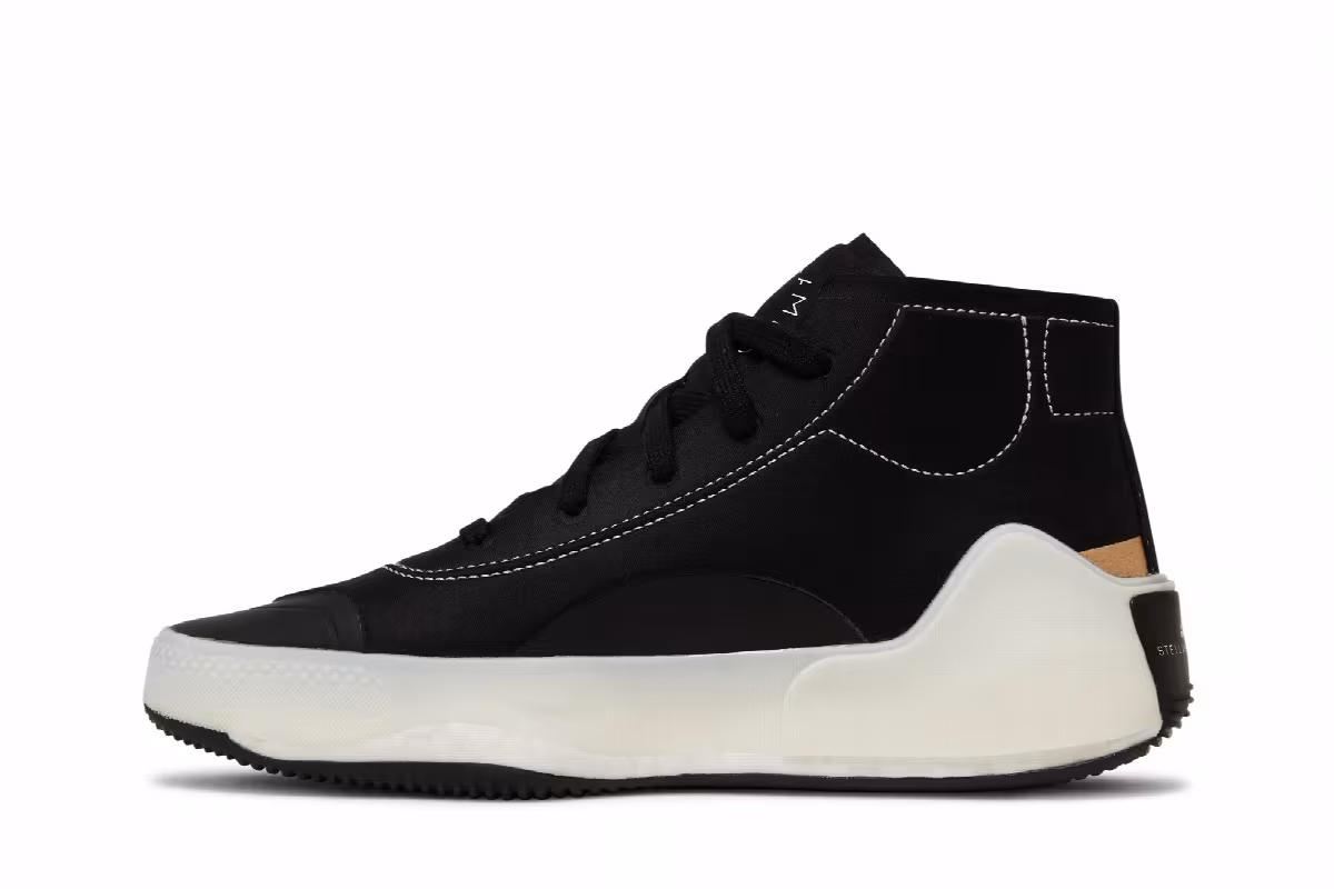 Stella McCartney x adidas Women's Treino Mid Black White, view 4