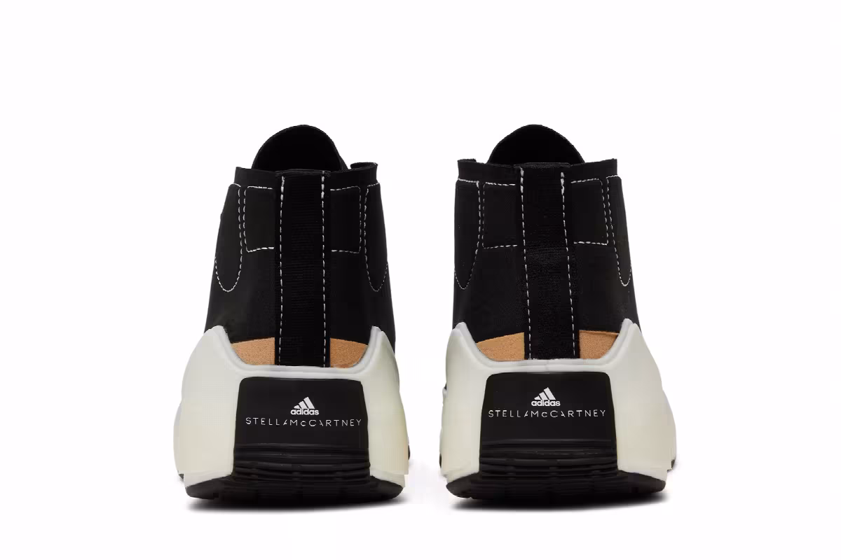 Stella McCartney x adidas Women's Treino Mid Black White, view 7