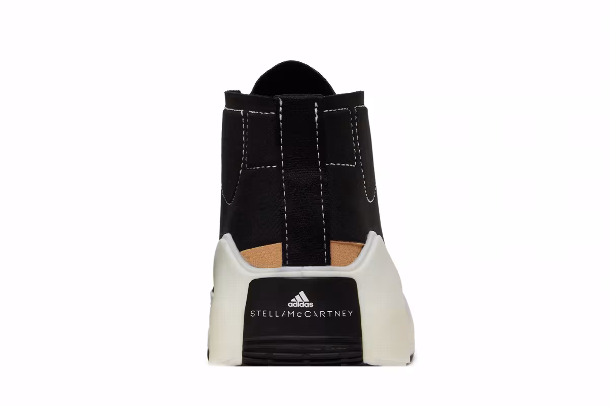 Stella McCartney x adidas Women's Treino Mid Black White, view 8