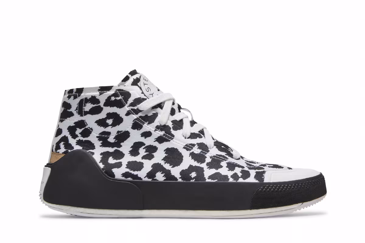 Stella McCartney x adidas Women's Treino Mid Leopard Print - White, view 2