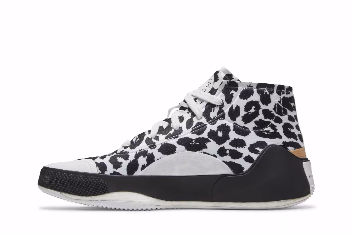 Stella McCartney x adidas Women's Treino Mid Leopard Print - White, view 4