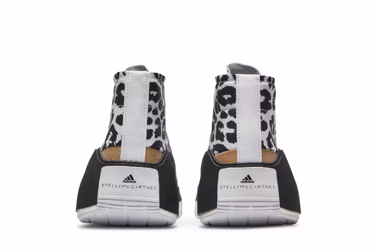 Stella McCartney x adidas Women's Treino Mid Leopard Print - White, view 7