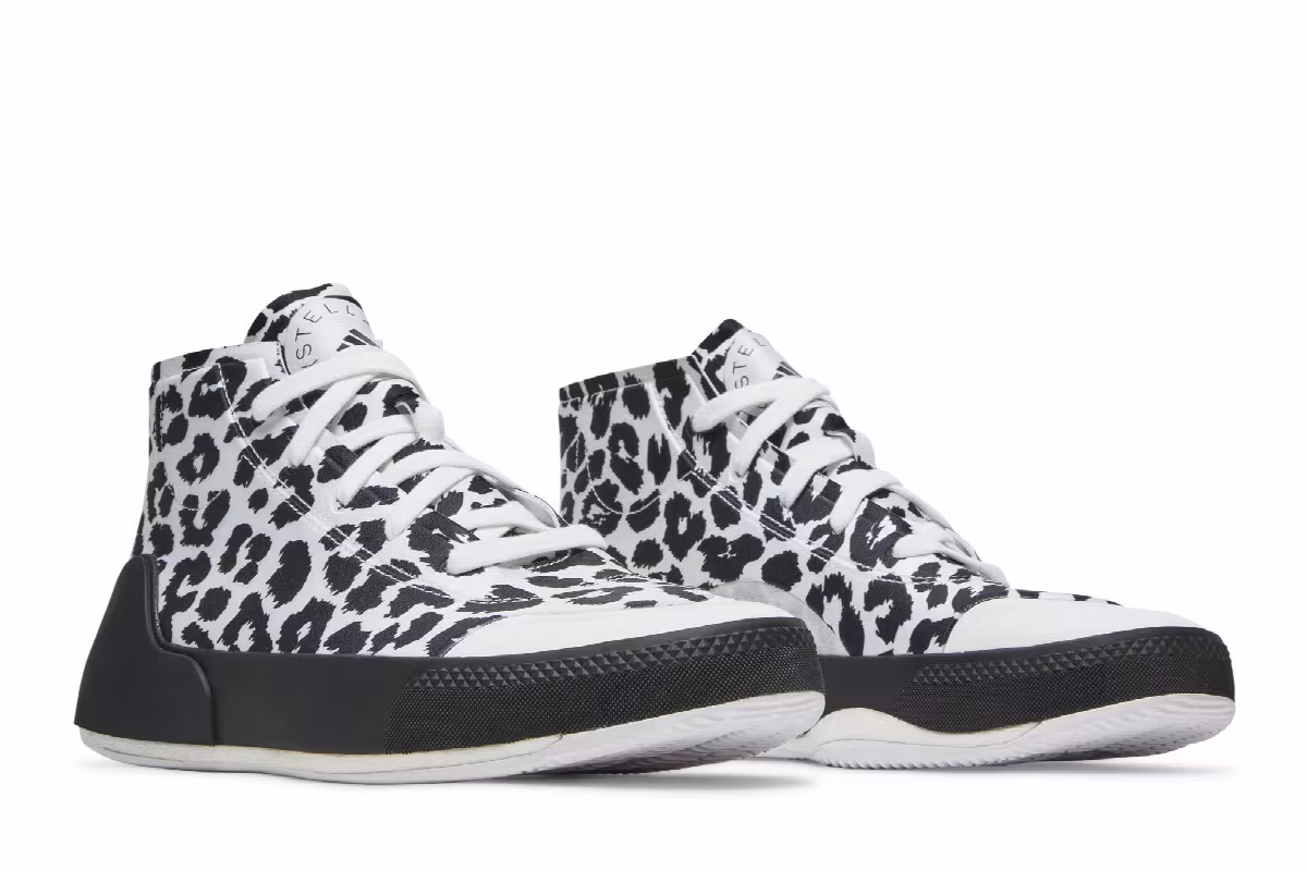 Stella McCartney x adidas Women's Treino Mid Leopard Print - White, view 9