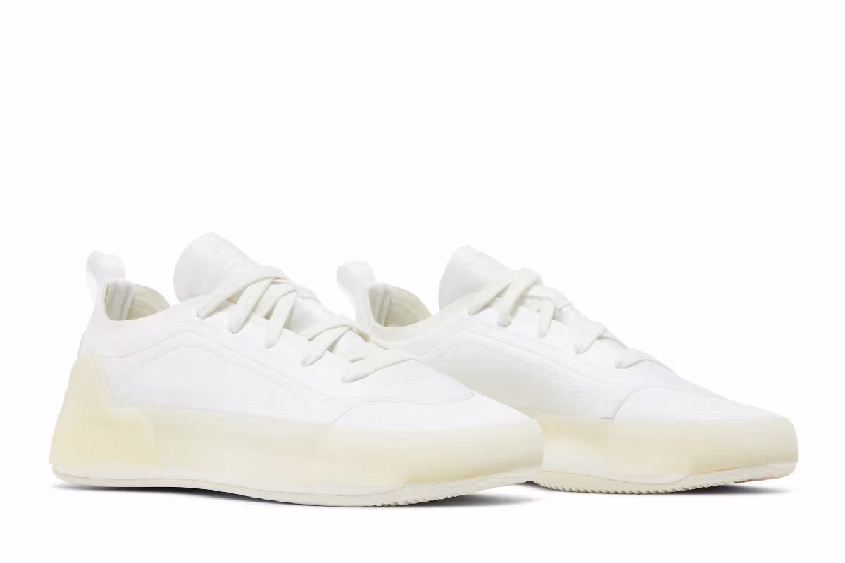 Stella McCartney x adidas Women's Treino Triple White, view 9