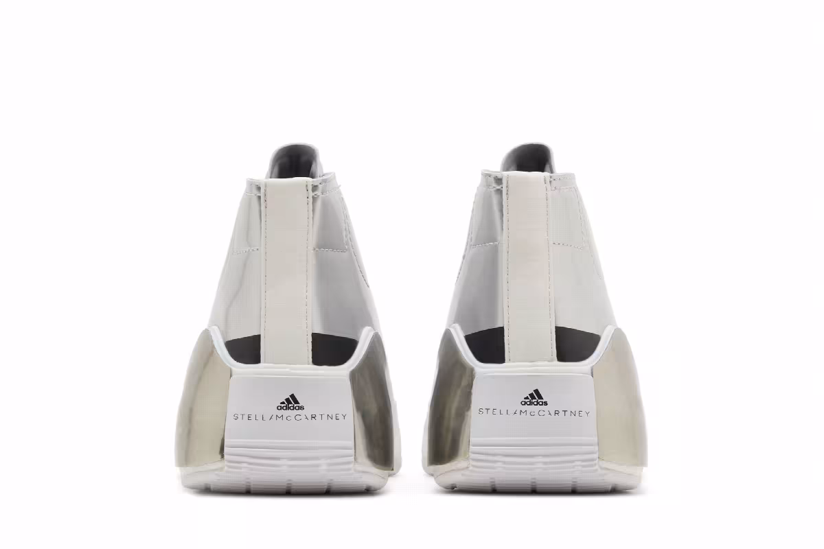 Stella McCartney x adidas Women's Treino Mid Silver Metallic, view 7