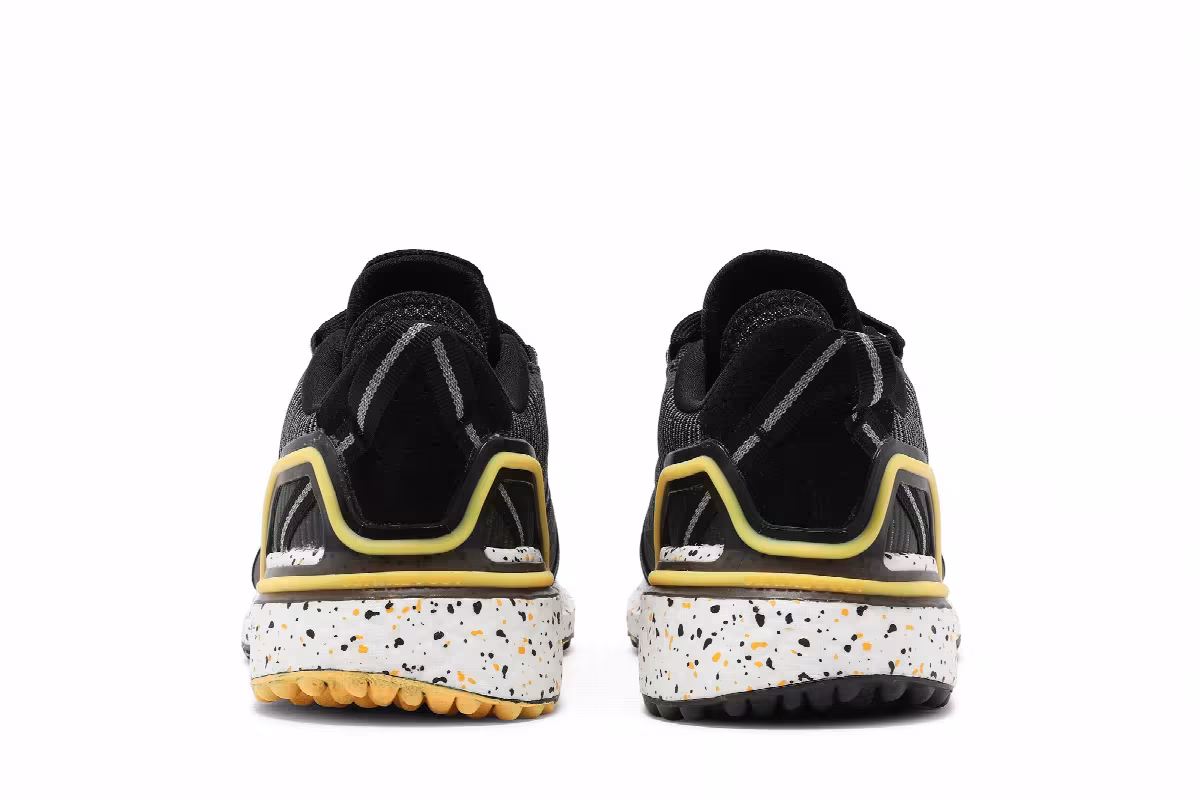 adidas Solarthon Primegreen Spikeless Golf Black Solar Gold, view 7