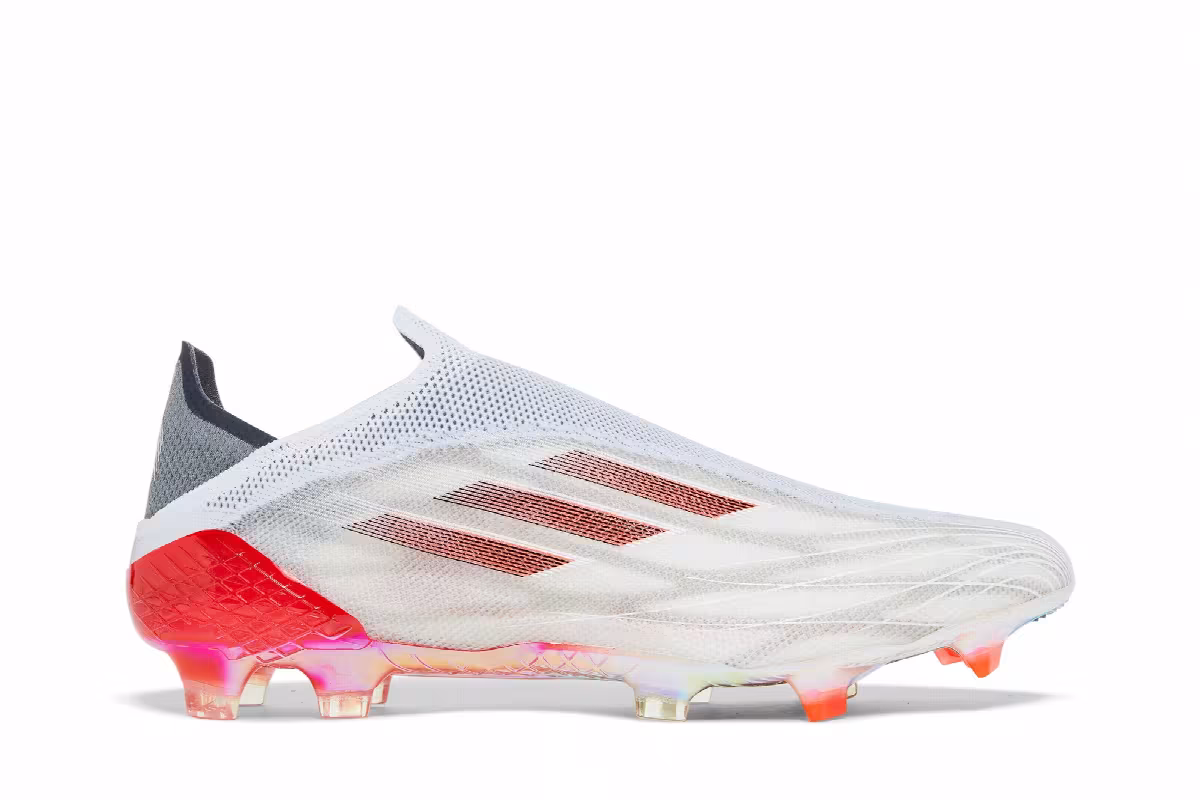 Adidas X Speedflow+ FG White Solar Red, view 2