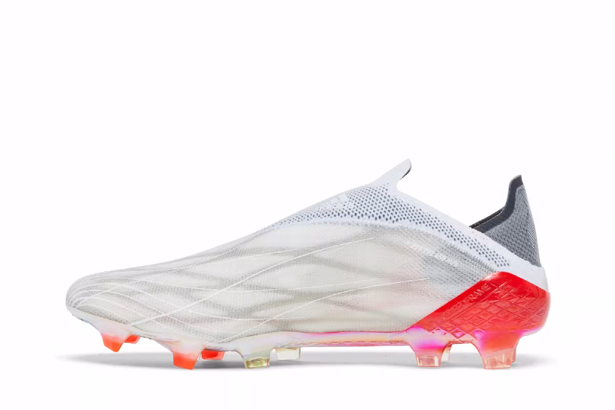Adidas X Speedflow+ FG White Solar Red, view 4