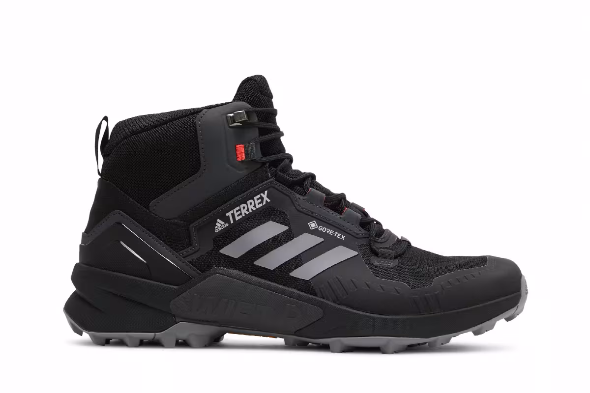 adidas Terrex Swift R3 Mid GORE-TEX Black Grey, view 2