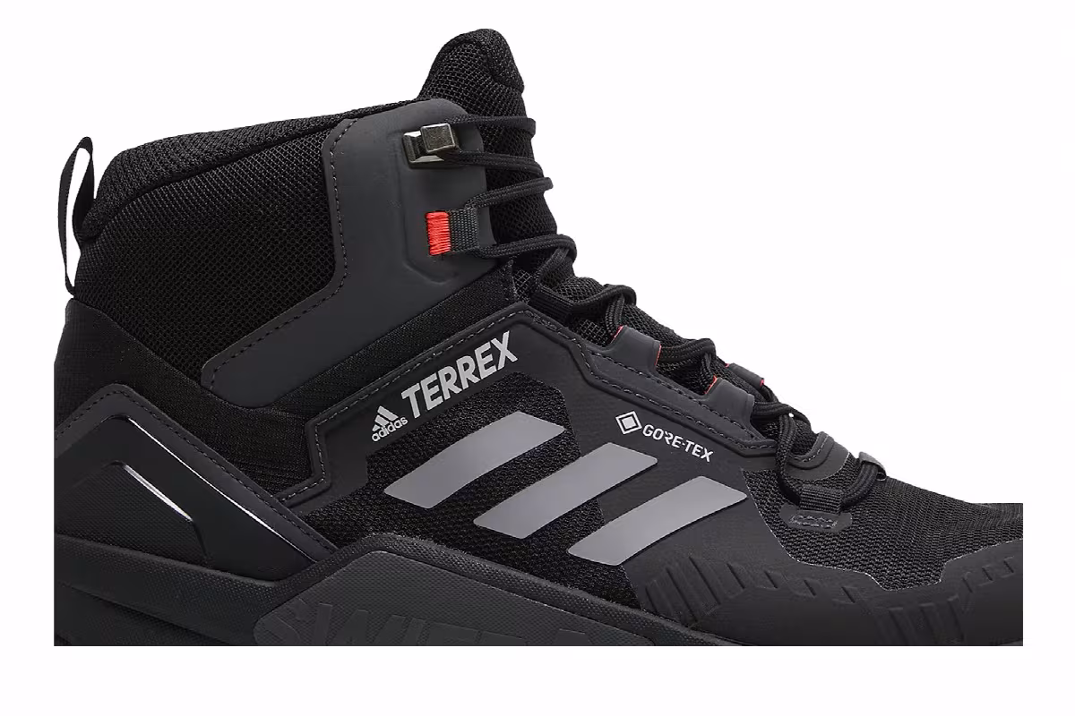 adidas Terrex Swift R3 Mid GORE-TEX Black Grey, view 3