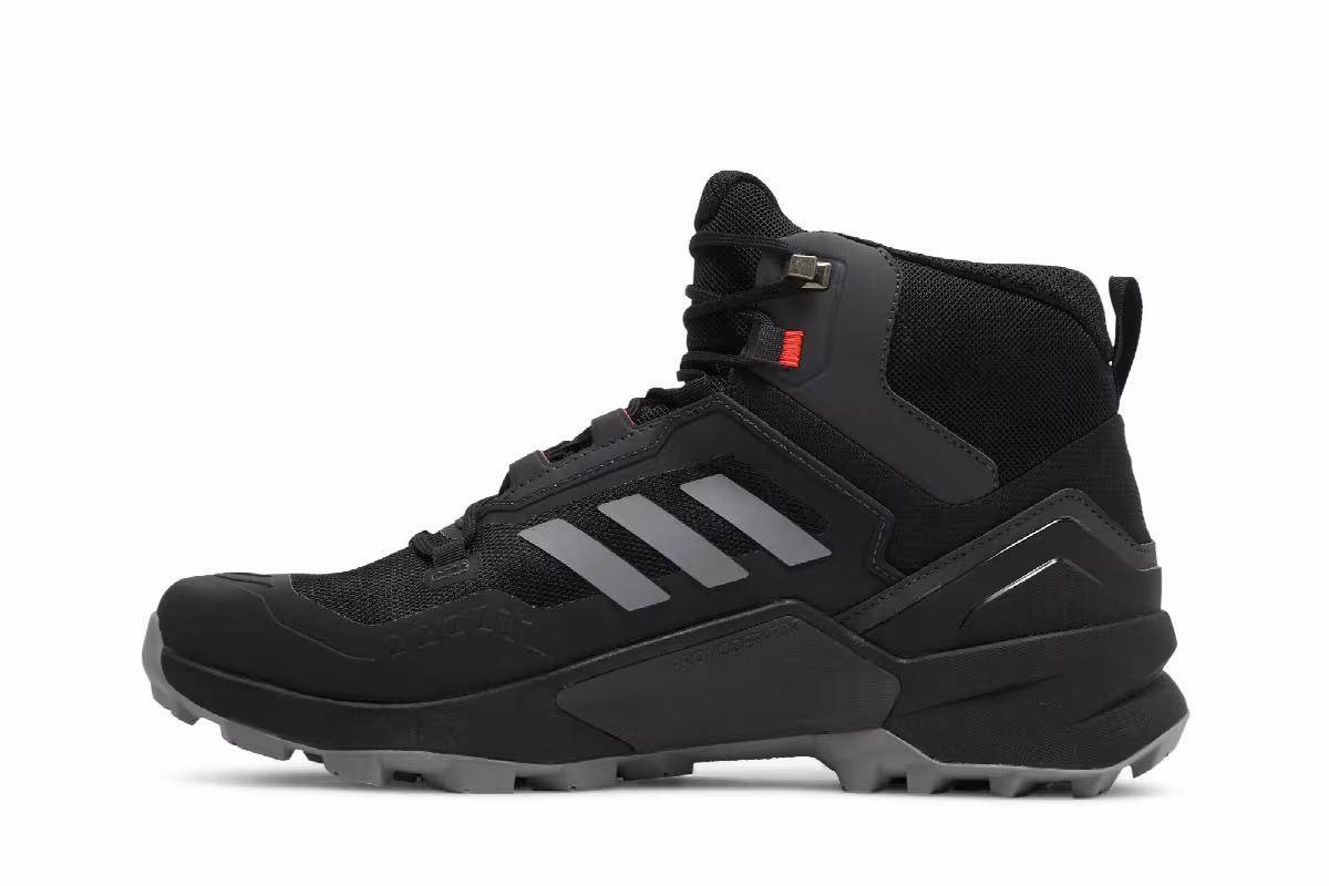 adidas Terrex Swift R3 Mid GORE-TEX Black Grey, view 4