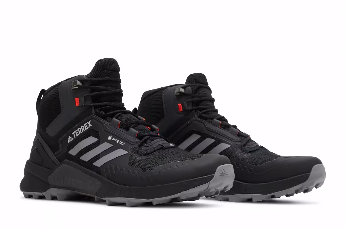 adidas Terrex Swift R3 Mid GORE-TEX Black Grey, view 9