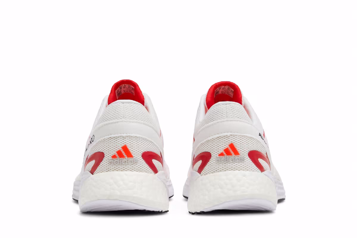 Adidas Adizero Pro V1 DNA White Solar Red, view 7