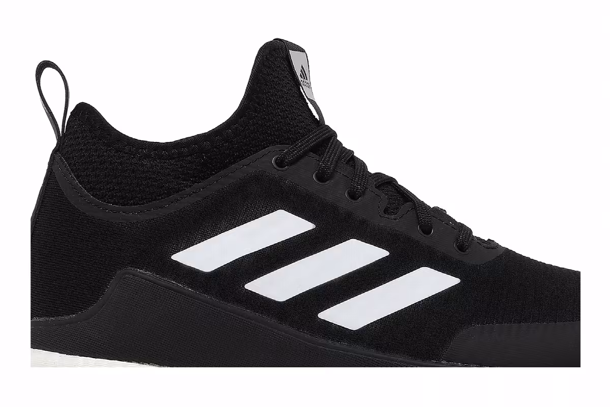 Adidas Women's Crazyflight Mid Black White, view 3