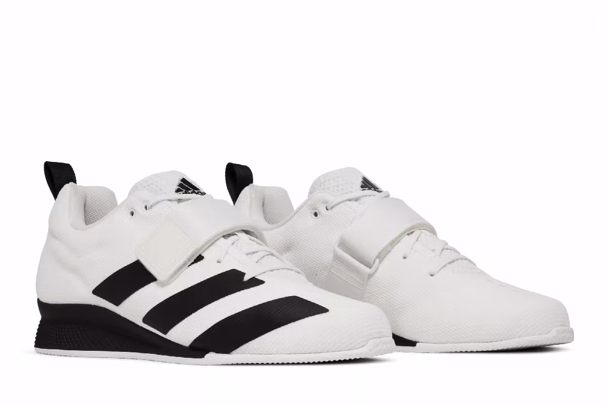 adidas Adipower Weightlifting 2 White Black, view 9