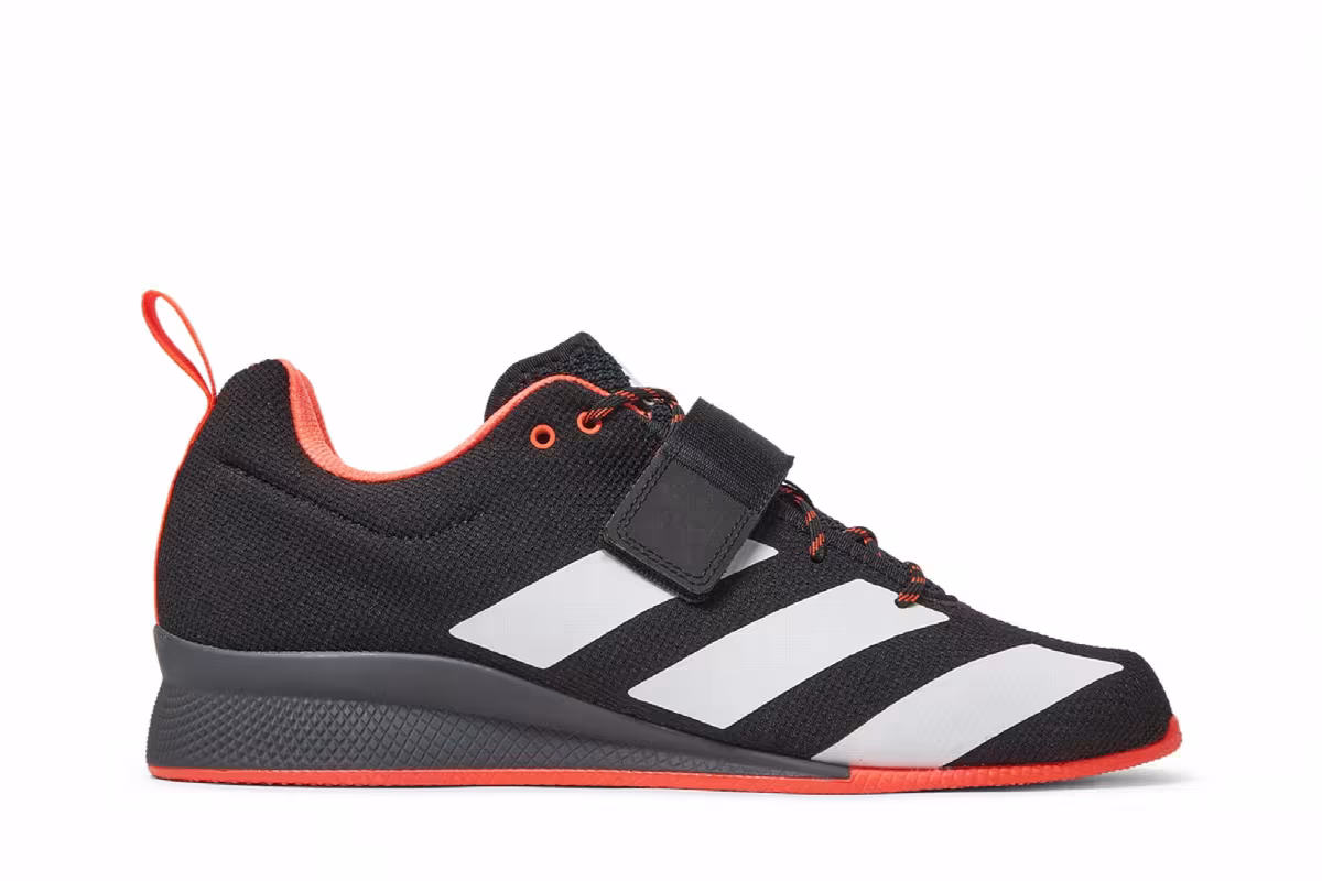 Adidas Adipower Weightlifting 2 Black Solar Red, view 2