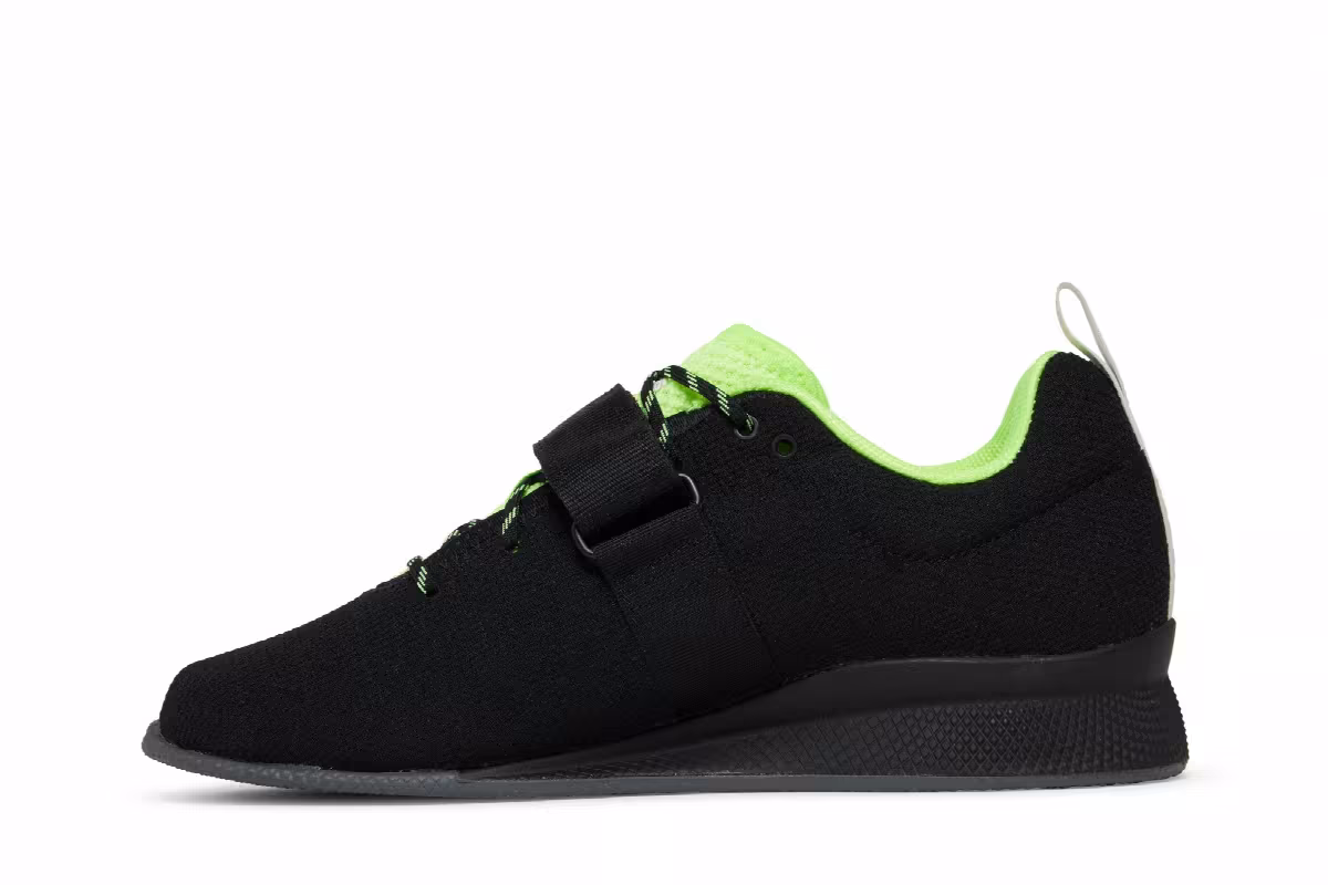 Adidas Adipower Weightlifting 2 Black Signal Green, view 4