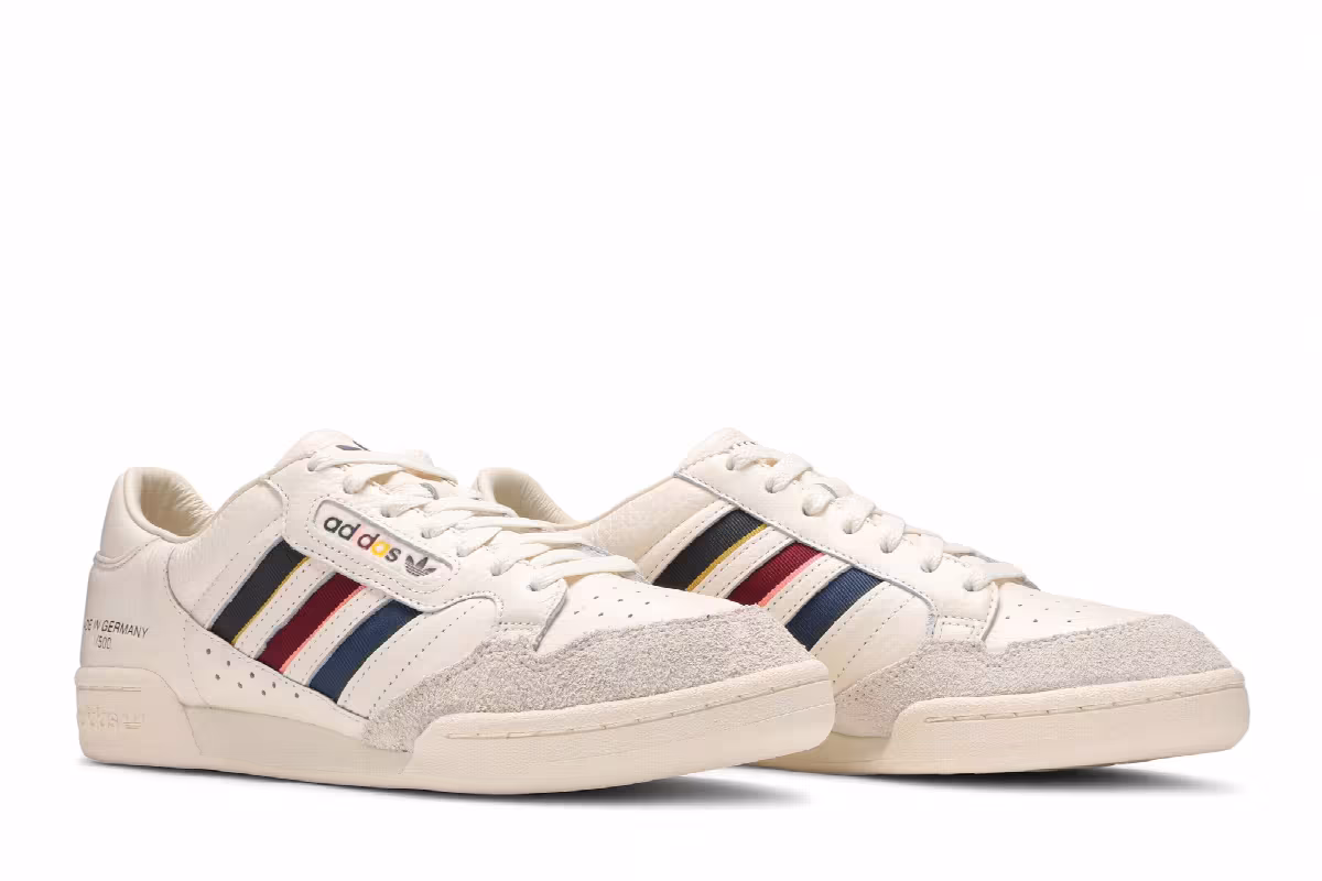 END. x adidas Continental 80 German Engineering - Cream, view 9