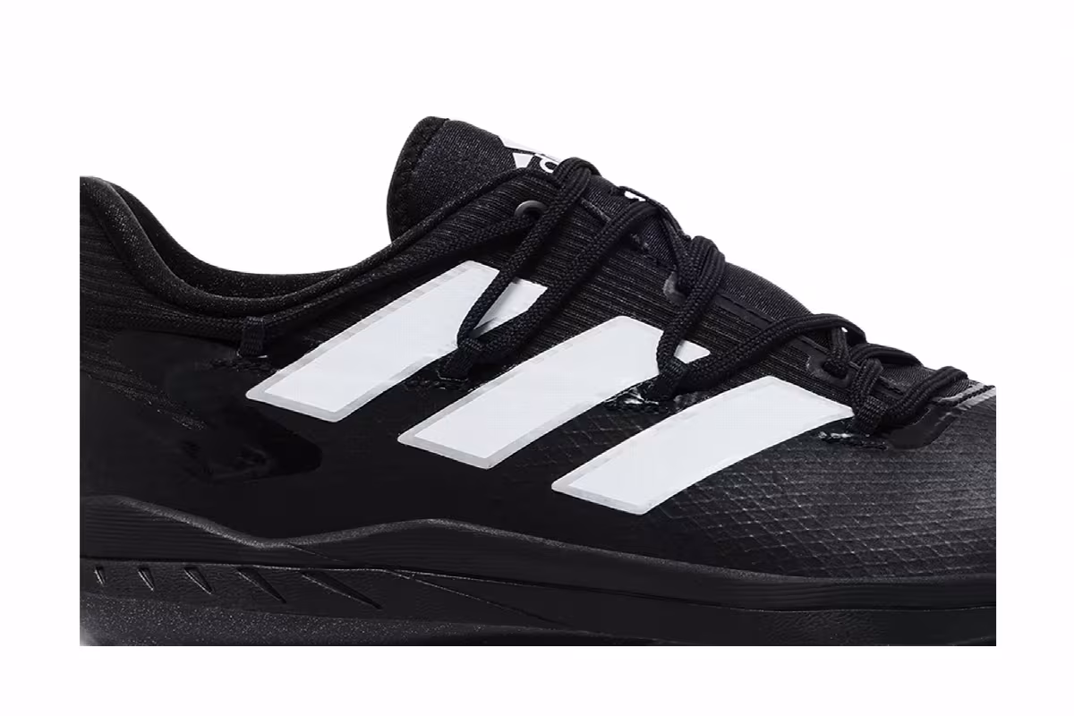 adidas Adizero Afterburner 8 Black White, view 3