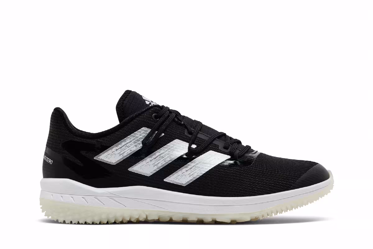 Adidas Adizero Afterburner 8 TF Black White, view 2