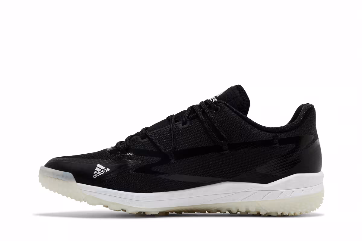 Adidas Adizero Afterburner 8 TF Black White, view 4