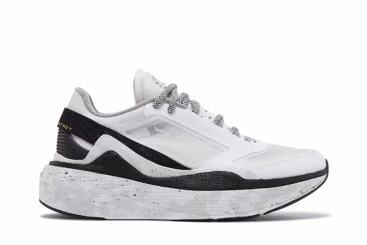 Stella McCartney x adidas Women's Earthlight White Black, view 2