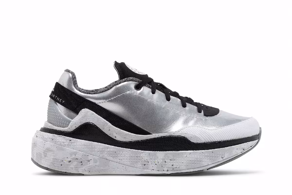 Stella McCartney x adidas Women's Earthlight Silver Metallic, view 2