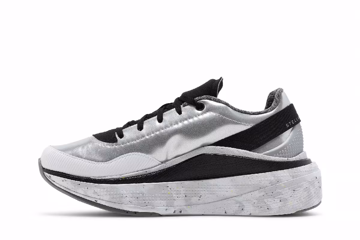 Stella McCartney x adidas Women's Earthlight Silver Metallic, view 4