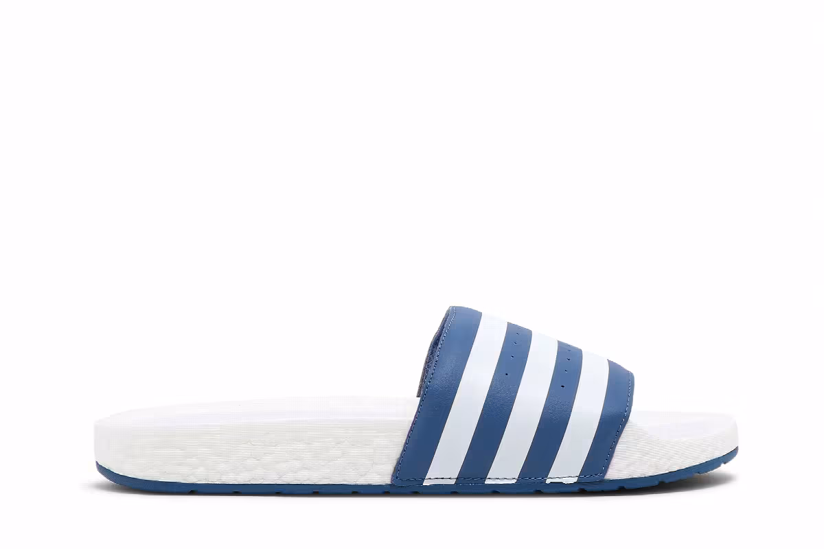Adidas Adilette Boost Slides Crew Blue, view 2