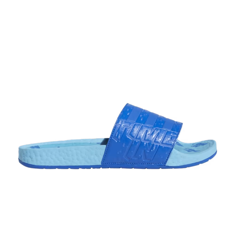Ninja x adidas Adilette Boost Slide Time In - Blue Signal Cyan