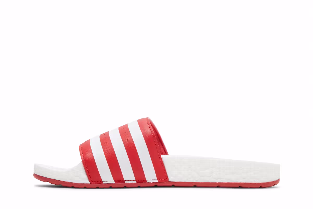 Adidas Adilette Boost Slides Scarlet, view 4