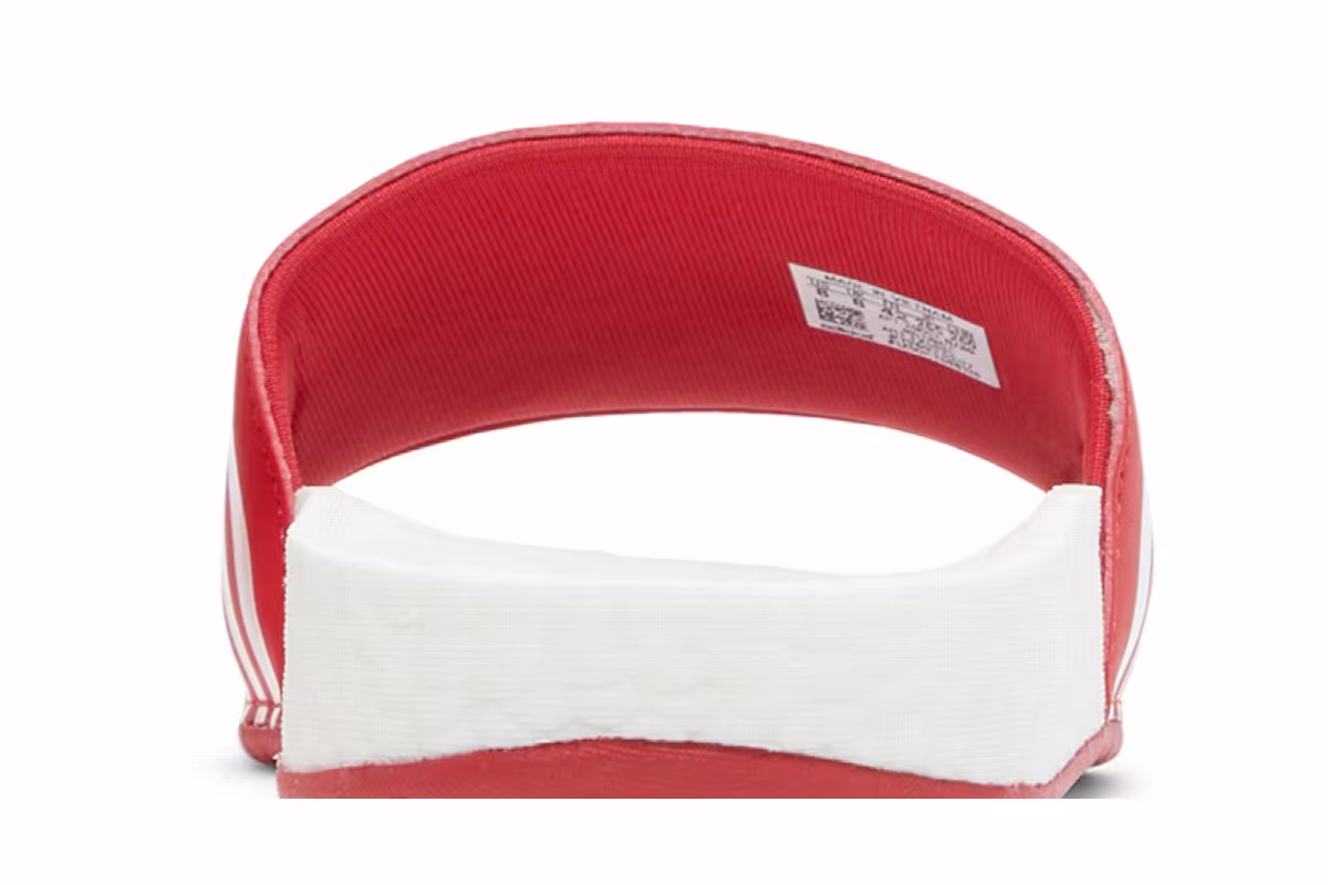 Adidas Adilette Boost Slides Scarlet, view 8