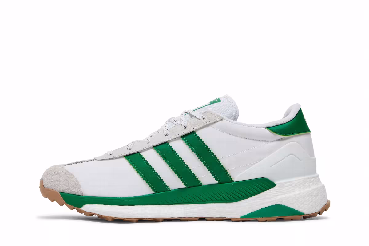 Human Made x adidas Country Gears For Futuristic Teenagers - White Green, view 4